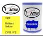 Preview: Audi, Brilliant Yellow, LY1B / F2: 500ml Lackdose, von ATW Autoteile West.